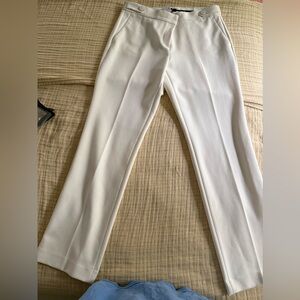 Elegant White Ann Taylor dress pants, size 10. NWT.
